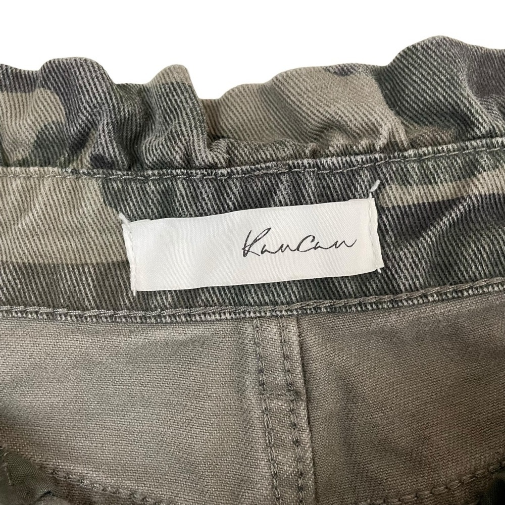 KanCan Hunter Camo Ultra High Rise Belted Shorts Medium - Picture 12 of 16